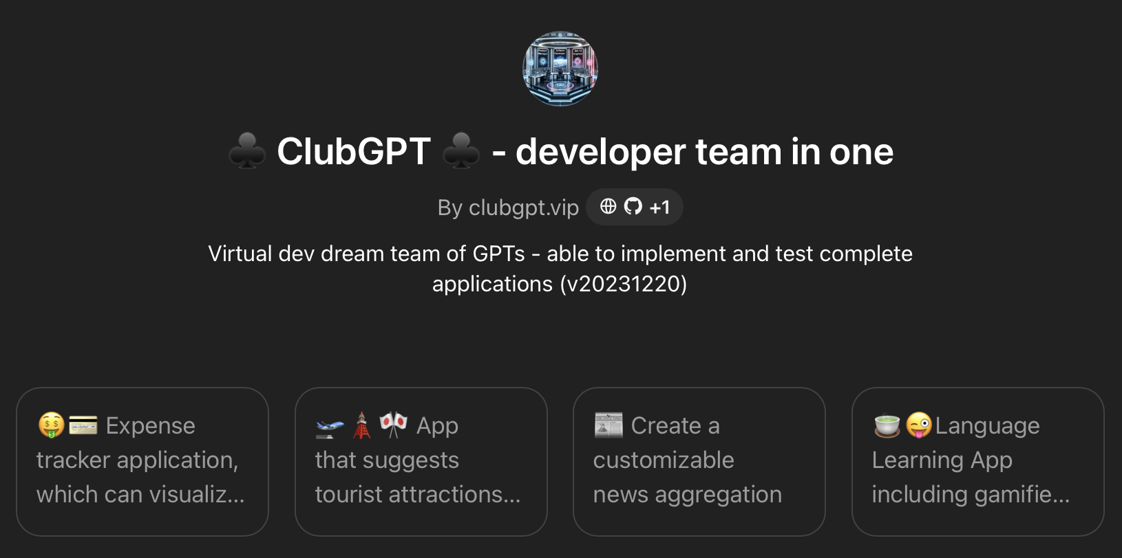 ClubGPT: Egy agentic fejlesztőcsapat kísérlete